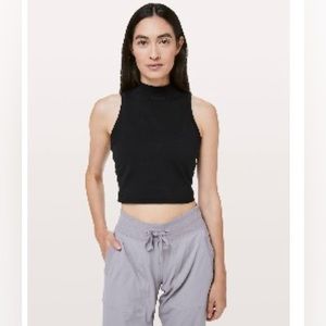 Lululemon mock neck workout top